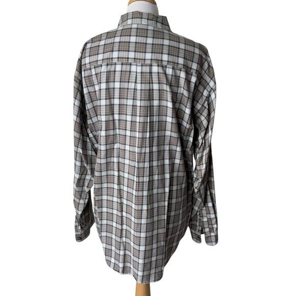 PATAGONIA Men's Plaid Button Up 100% Cotton Large - Picture 2 of 8